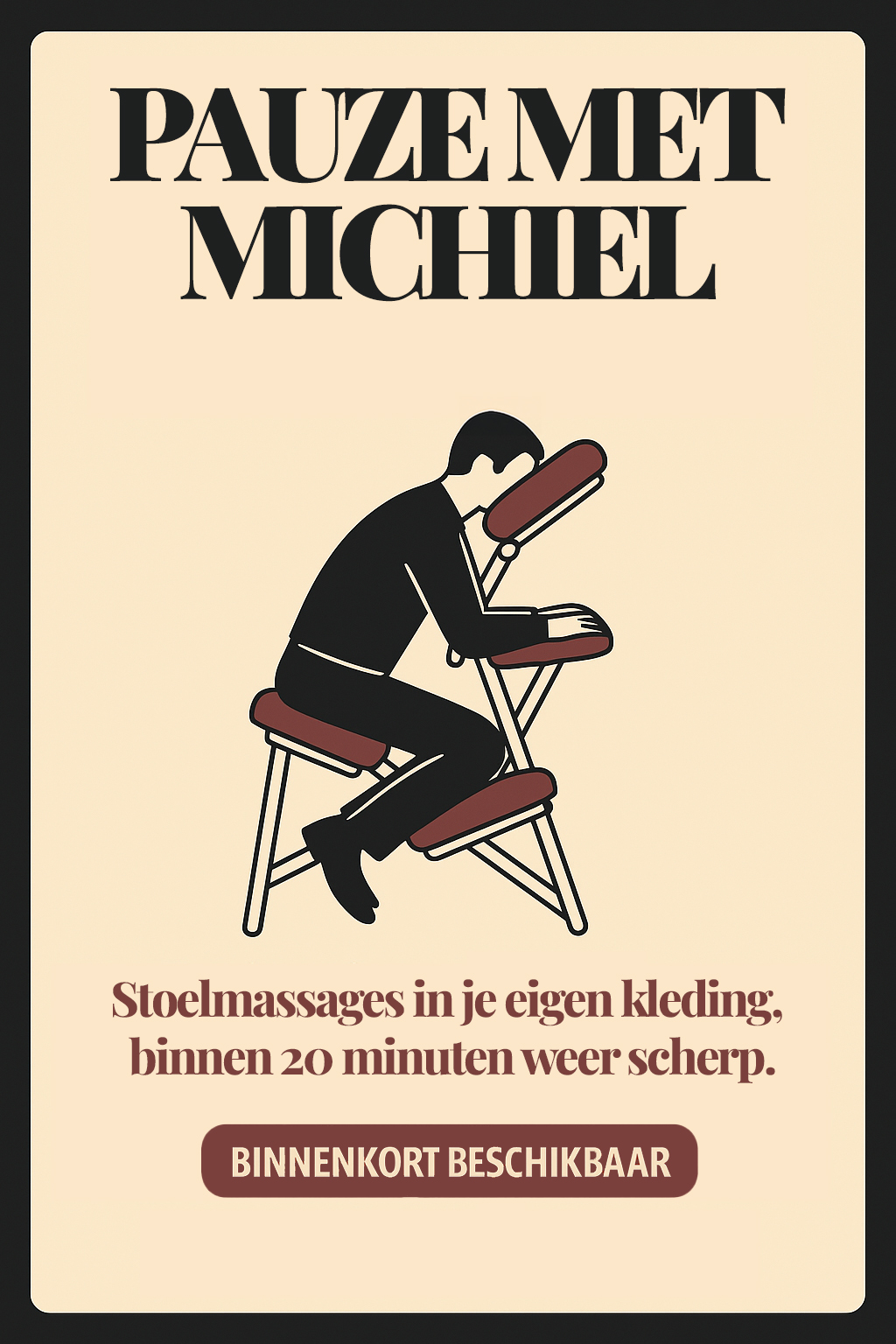 Stoelmassage door Michiel